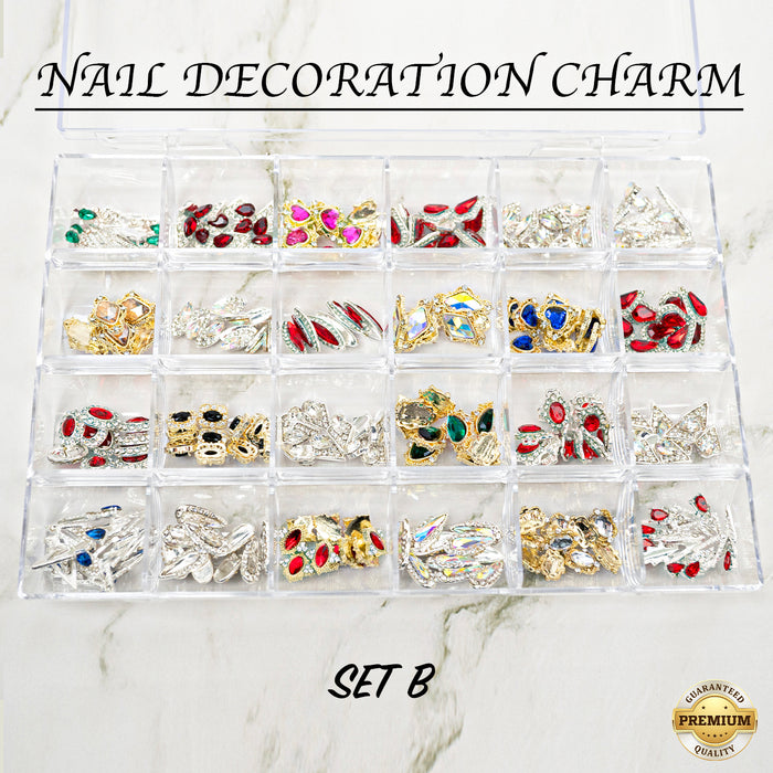 SPECIAL PRICE !!! NAIL DECORATION RHINSTONES CHARM SPECIAL SET