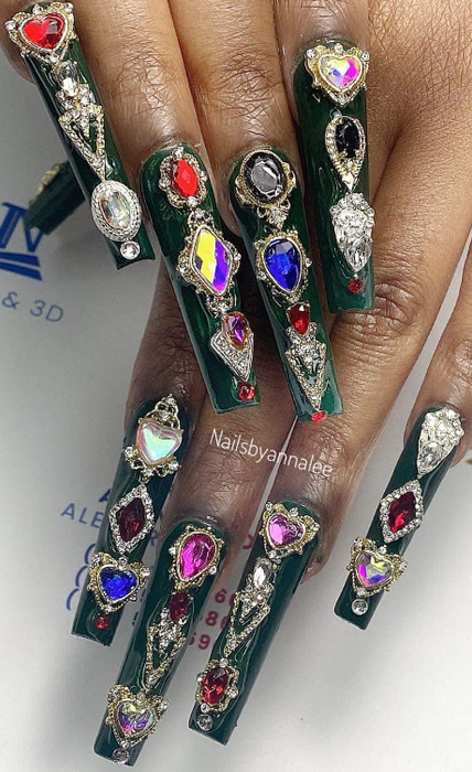 SPECIAL PRICE !!! NAIL DECORATION RHINSTONES CHARM SPECIAL SET