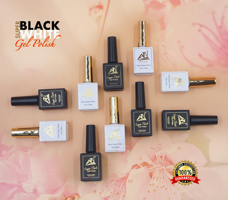 PREMIUM GEL - SUPER BLACK & SUPER WHITE