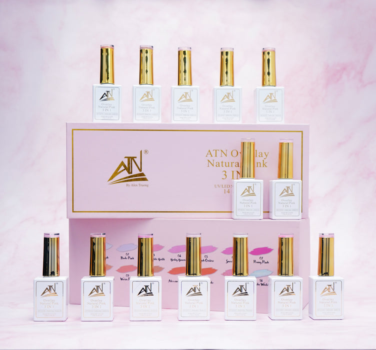 ATN Overlay Natural Pink 3 IN 1 - 14 Colors
