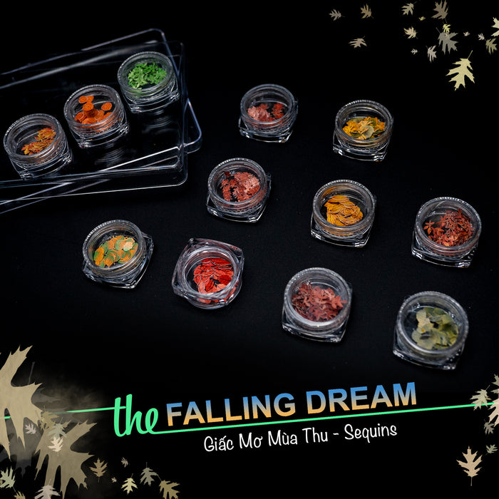 SEQUINS - PAPER AUTUM LEAVES - The Falling Dream | SET 12