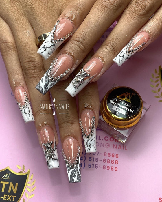 GEL - Easy Painting Gel - METALIC - Silver 6G
