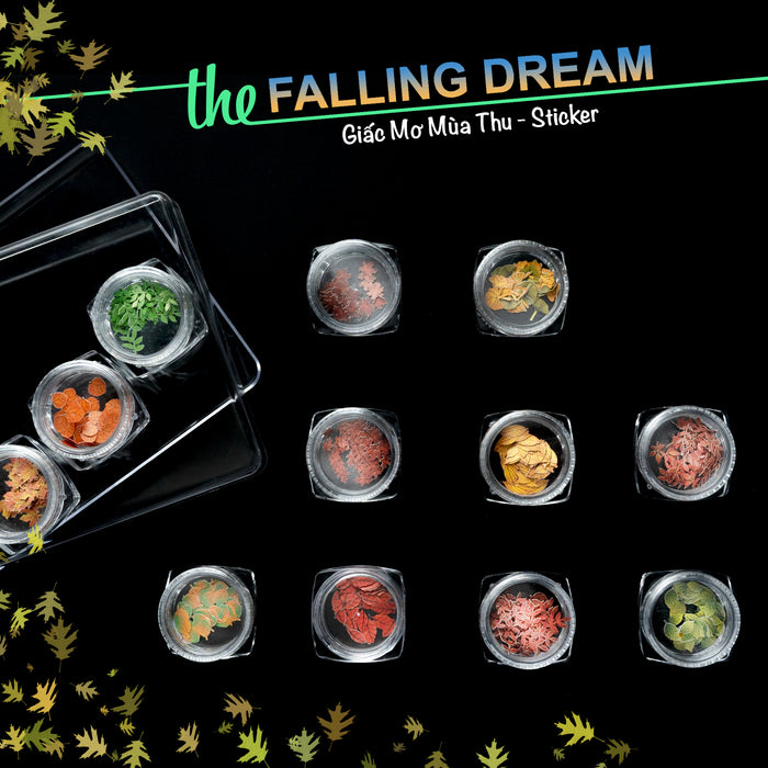 SEQUINS - PAPER AUTUM LEAVES - The Falling Dream | SET 12