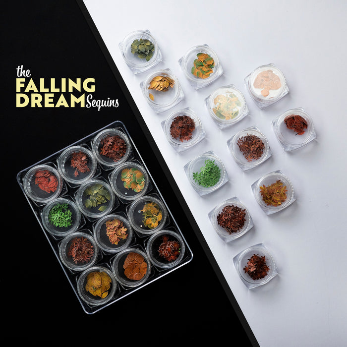 SEQUINS - PAPER AUTUM LEAVES - The Falling Dream | SET 12