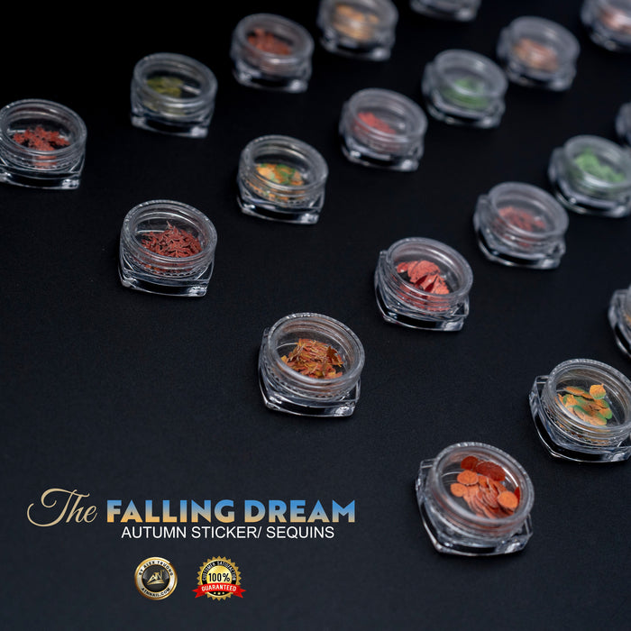 SEQUINS - PAPER AUTUM LEAVES - The Falling Dream | SET 12