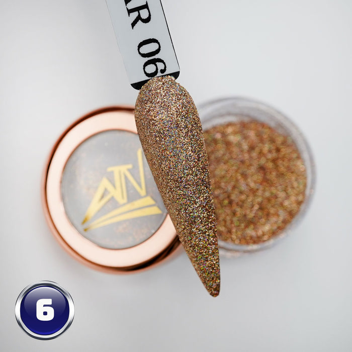 GLITTER - SPARKLE SUGAR SET 12 COLORS