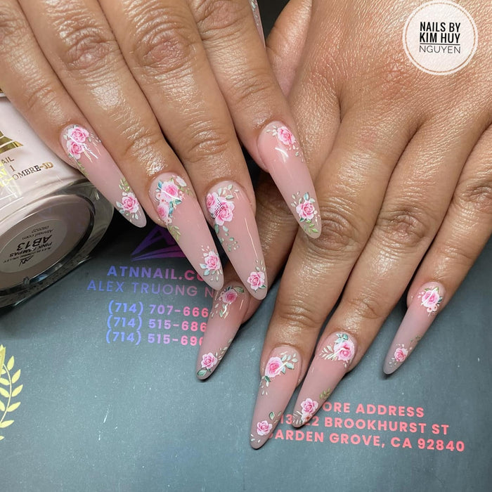 ALEX Blooming Valley NUDE Collection – 18 Colors Acrylic Powder Set for Nails, Nude Tones, Professional Nail Art Decoration