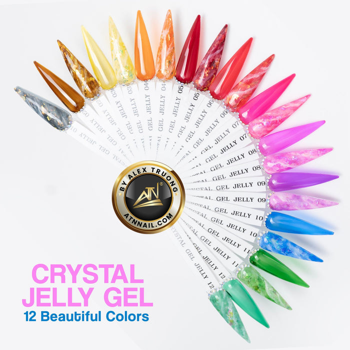 ATN CRYSTAL GEL JELLY - COLLECTION 12 COLORS