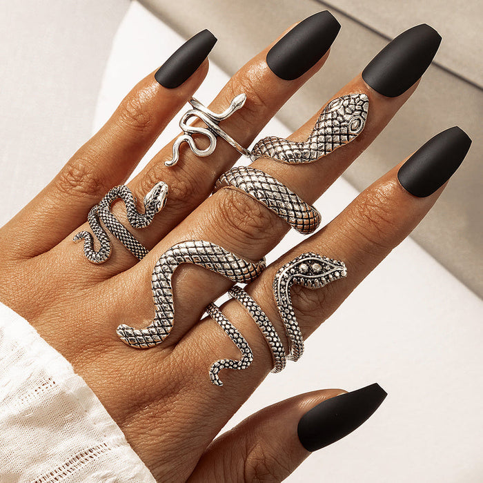 Finger Ring Set - Jewelry Nail Decoration