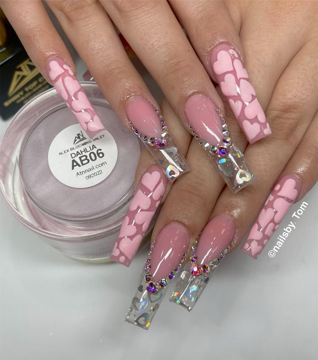 ALEX Blooming Valley NUDE Collection – 18 Colors Acrylic Powder Set for Nails, Nude Tones, Professional Nail Art Decoration