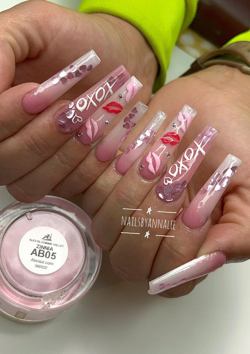 ALEX Blooming Valley NUDE Collection – 18 Colors Acrylic Powder Set for Nails, Nude Tones, Professional Nail Art Decoration
