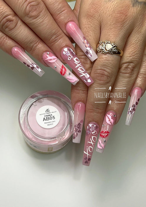 ALEX Blooming Valley NUDE Collection – 18 Colors Acrylic Powder Set for Nails, Nude Tones, Professional Nail Art Decoration