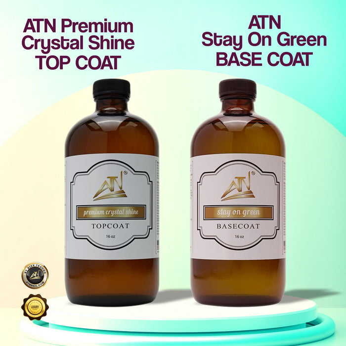 ATN REGULAR TOP-BASE COAT ( for lacquer) - REFILL 16oz