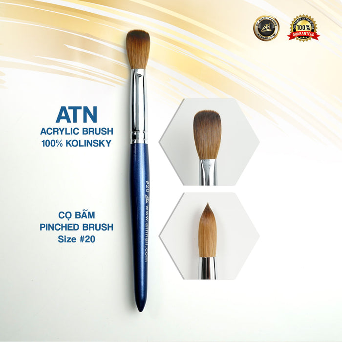 BRUSH - ATN Acrylic Brush 100% Kolinsky | Blue