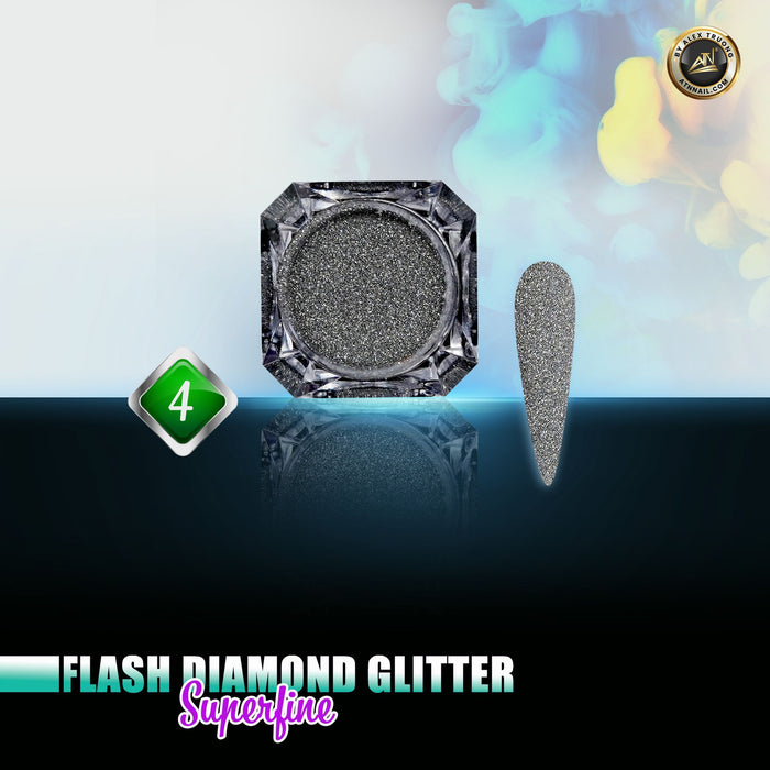 GLITTER -  FLASH DIAMOND GLITTER - 8 COLORS