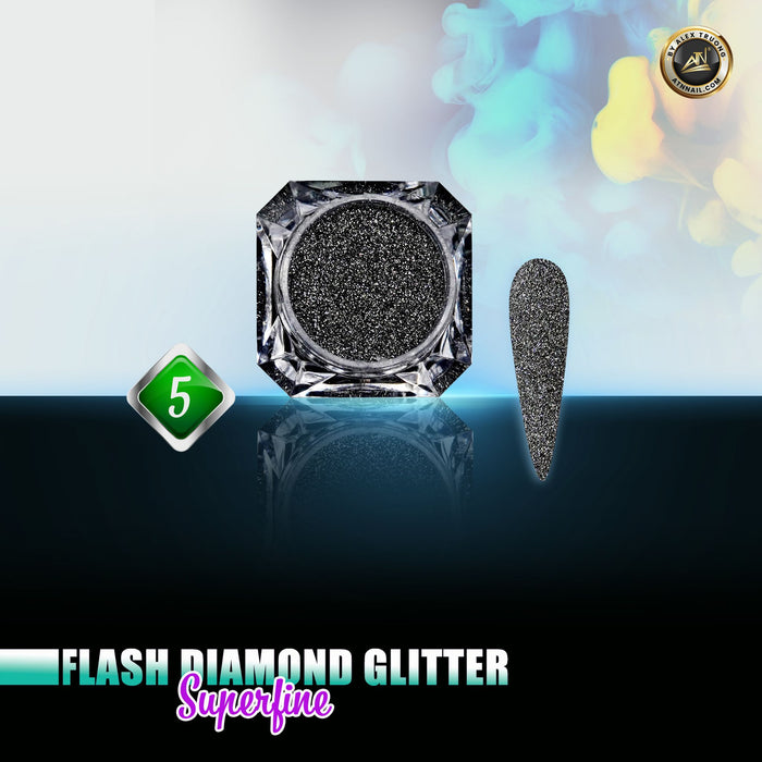 GLITTER -  FLASH DIAMOND GLITTER - 8 COLORS