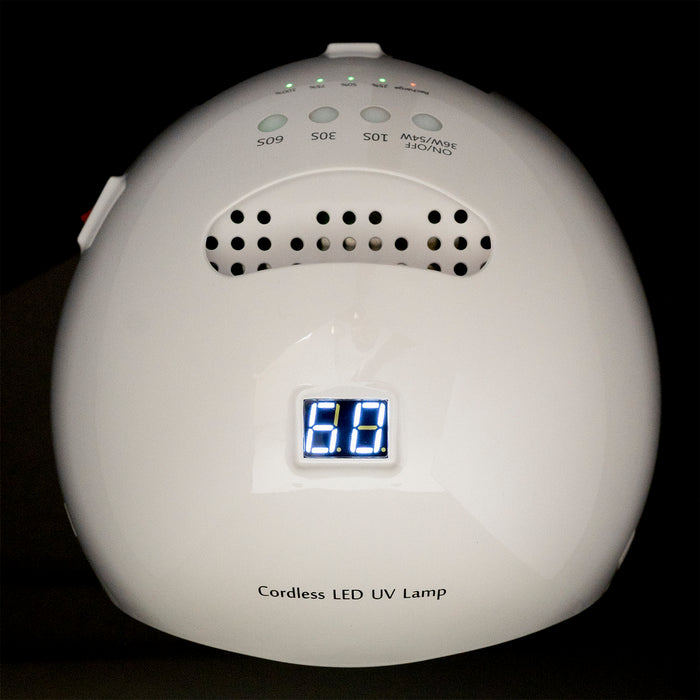 Cordless Rechargeable LED/UV Nail Lamp - 36W/54W