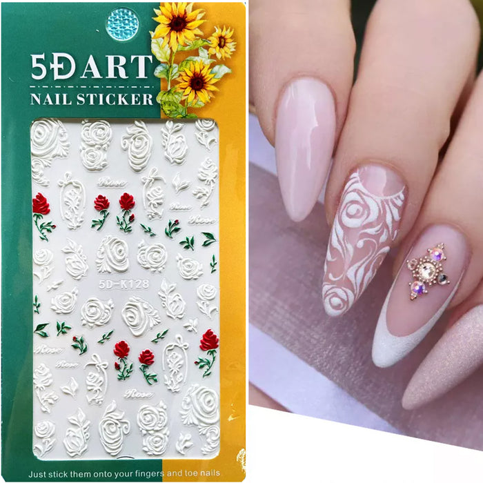 STICKER - 5D ROSE | 1 PCS
