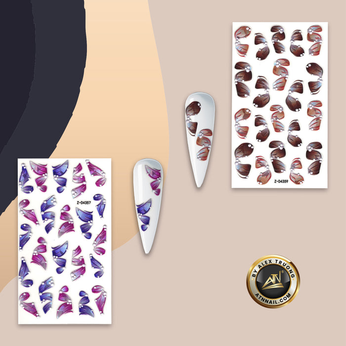STICKER - 5D SILK 3 COLORS | SET 3 PCS