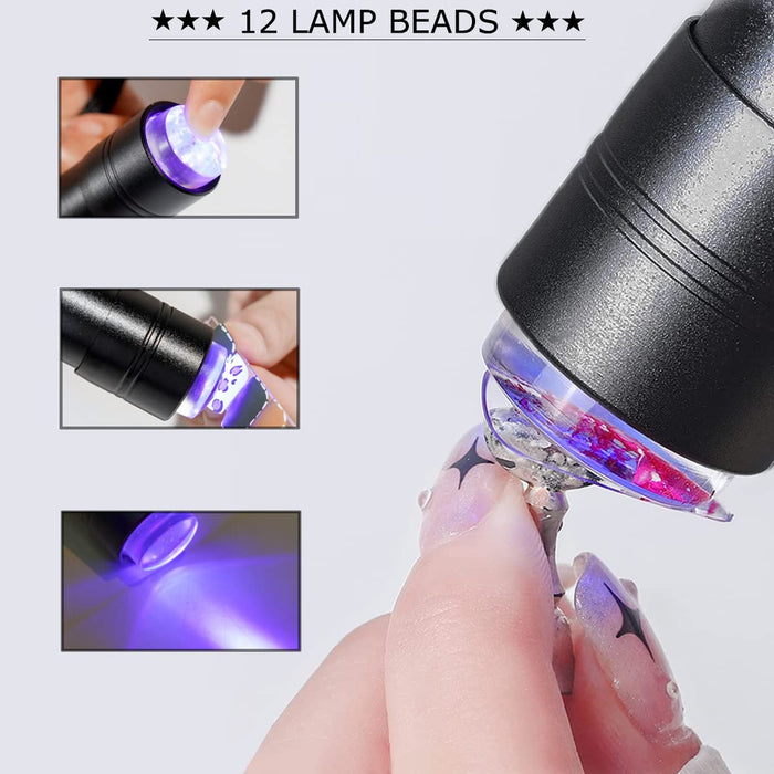 Mini MINI UV LED LIGHT WITH FLAT SILICONE HEAD | GEL LAMP