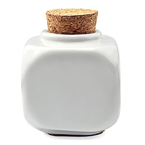 CERAMIC LIQUID JAR - BLACK & WHITE