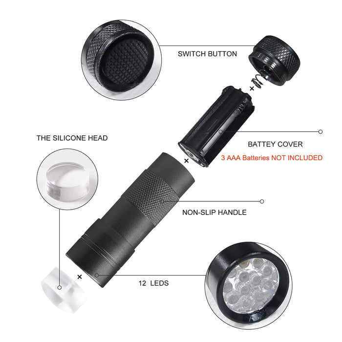 Mini MINI UV LED LIGHT WITH FLAT SILICONE HEAD | GEL LAMP