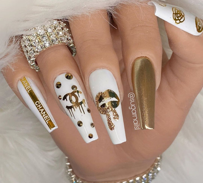 STICKER - LV, Dior, Chanel, YSL, Gucci – Glow In The Dark | SET 6 PCS