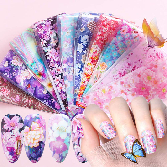 TRANSFER FOIL - FLOWER & LEAVES