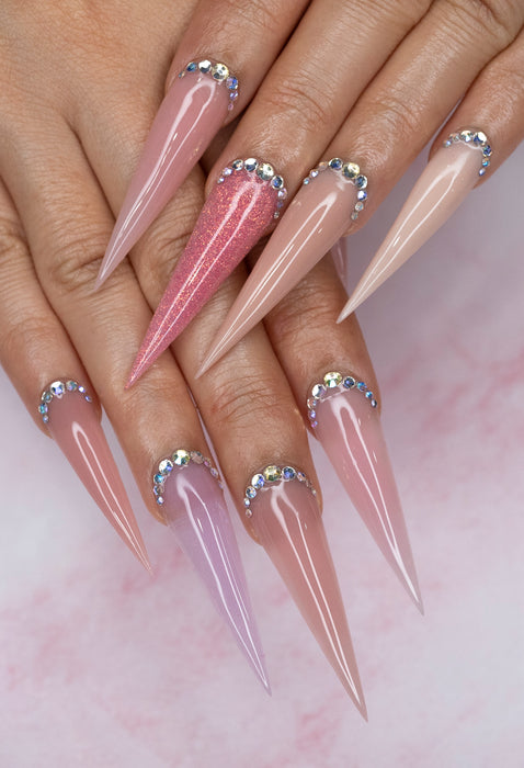 ALEX Blooming Valley NUDE Collection – 18 Colors Acrylic Powder Set for Nails, Nude Tones, Professional Nail Art Decoration