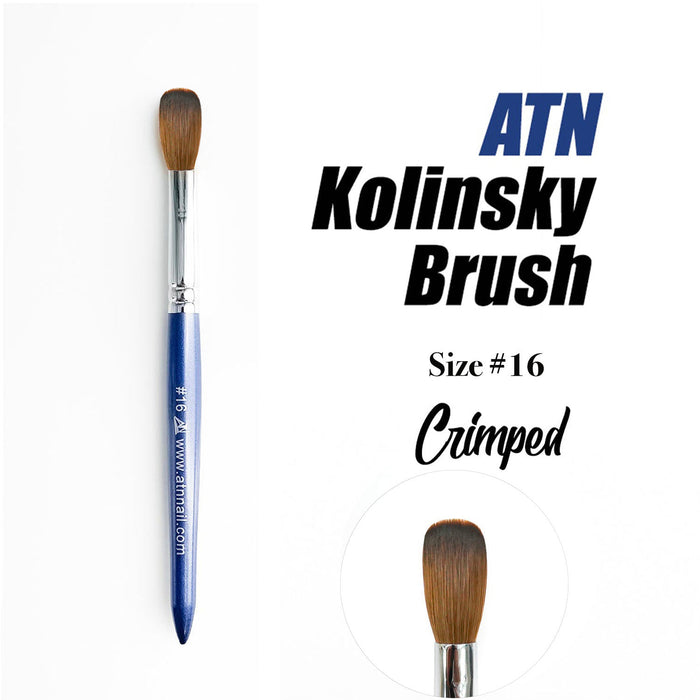 BRUSH - ATN Acrylic Brush 100% Kolinsky | Blue