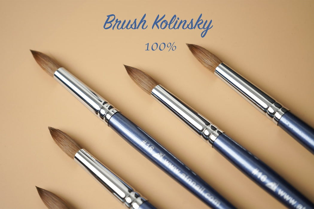 BRUSH - ATN Acrylic Brush 100% Kolinsky | Blue