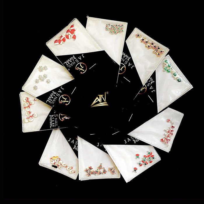 NAIL DECORATION - CHARM - Christmas | Set 10 pcs