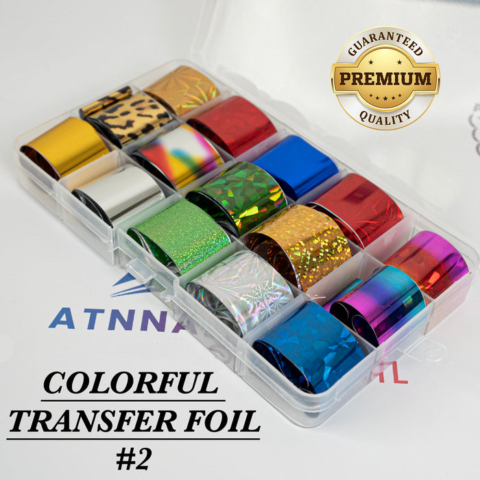 Transfer Foil - Colorful Glass 15 Pcs/ Box #2 | DFOCG02
