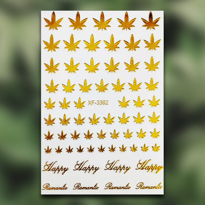 STICKER - LEAF | SET 3 PCS
