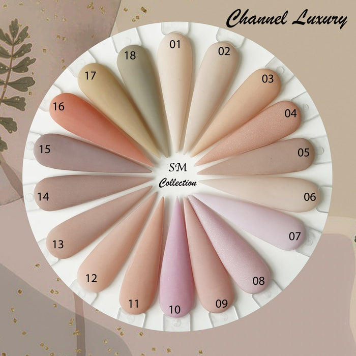 CHANNEL LUXURY - COLLECTION 18 COLORS POWDER