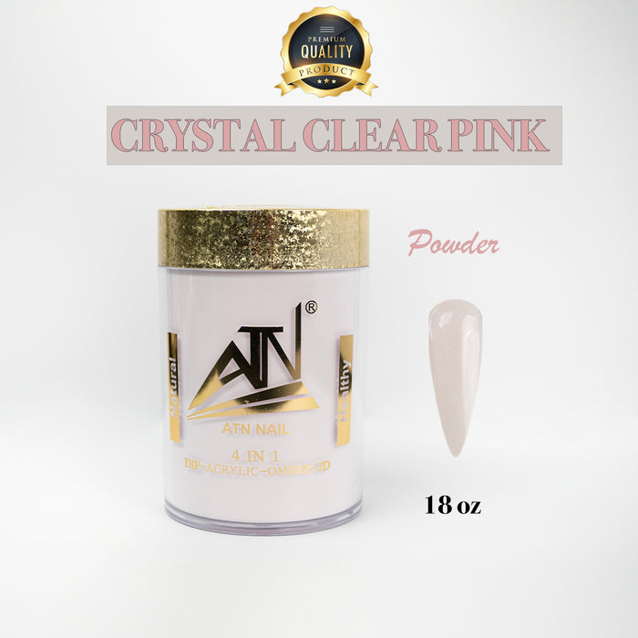 CRYSTAL CLEAR <b>PINK</b> POWDER