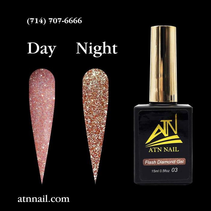 GEL – Flash Diamond Glitter Gel - Set 18 Colors