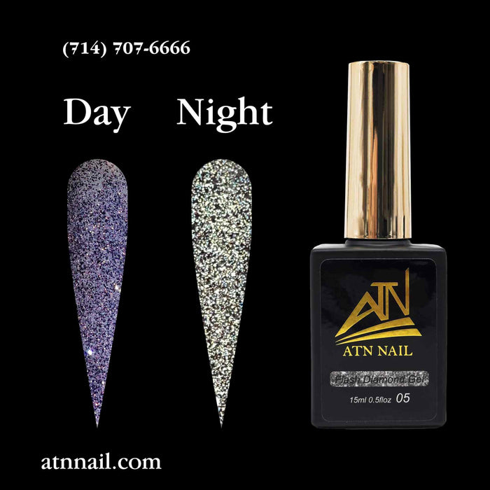 GEL – Flash Diamond Glitter Gel - Set 18 Colors