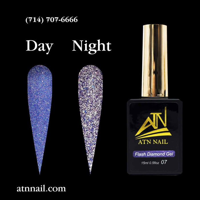 GEL – Flash Diamond Glitter Gel - Set 18 Colors