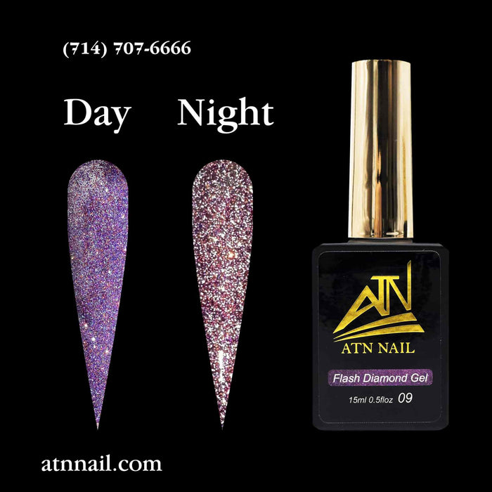 GEL – Flash Diamond Glitter Gel - Set 18 Colors