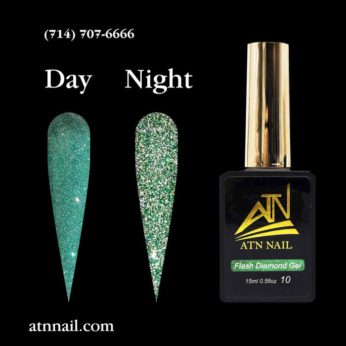 GEL – Flash Diamond Glitter Gel - Set 18 Colors