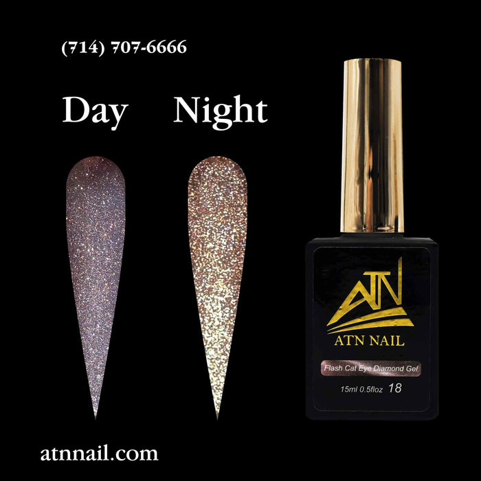 GEL – Flash Diamond Glitter Gel - Set 18 Colors
