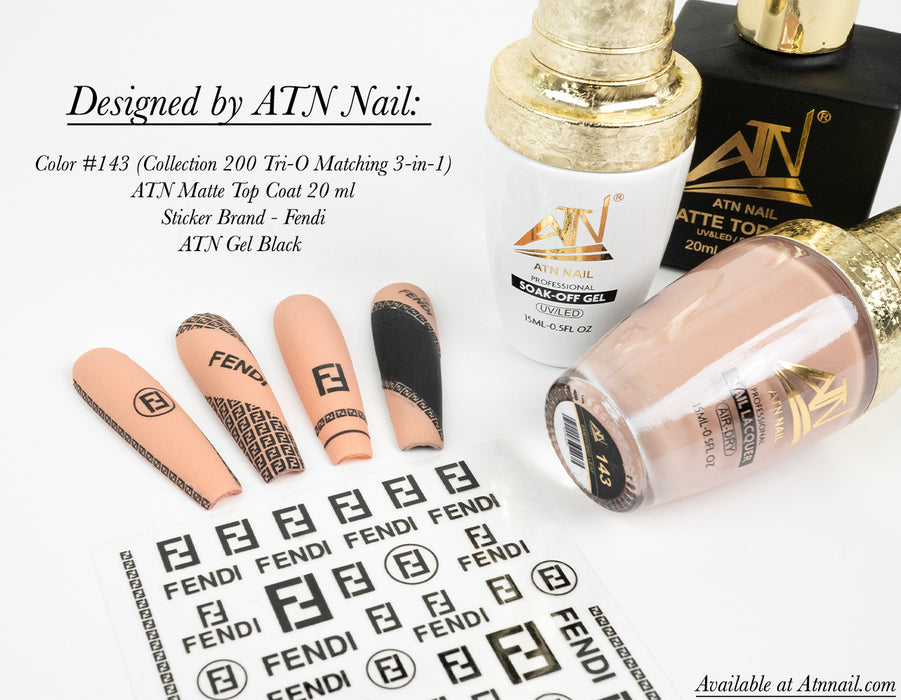 STICKER - FENDI & VERSACE | SET 6 PCS