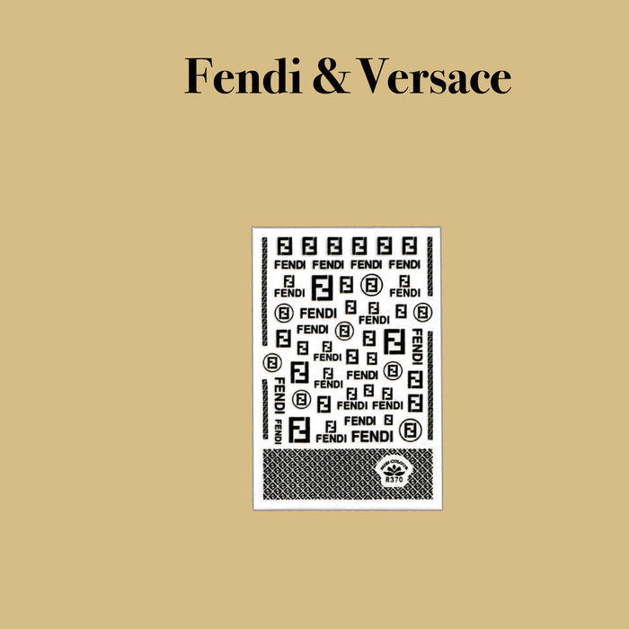 STICKER - FENDI & VERSACE | SET 6 PCS