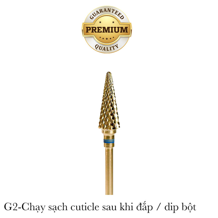 DRILL BIT - SAFETY 2 WAY - G2 | PHÁ GEL - CHẠY SẠCH CUTICLE