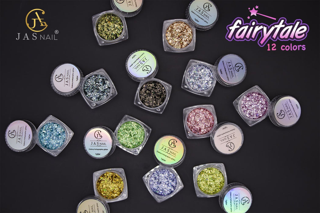 GLITTER - Set 12 Fairy-Tale Colors