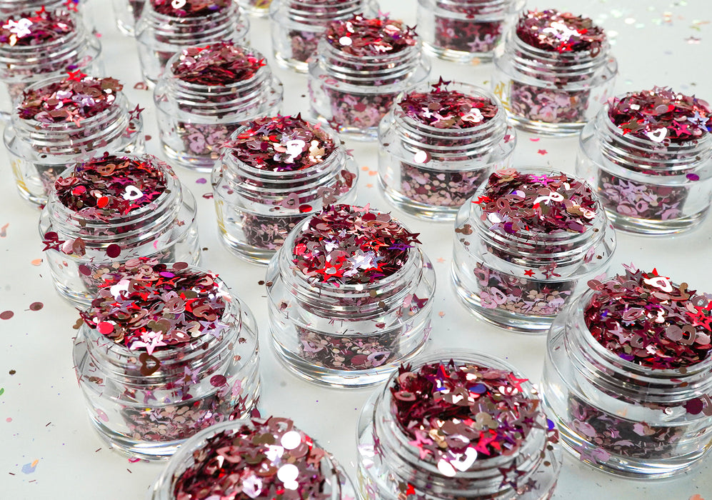 VALENTINE GLITTER- LOVELY HEART | 0.25 oz