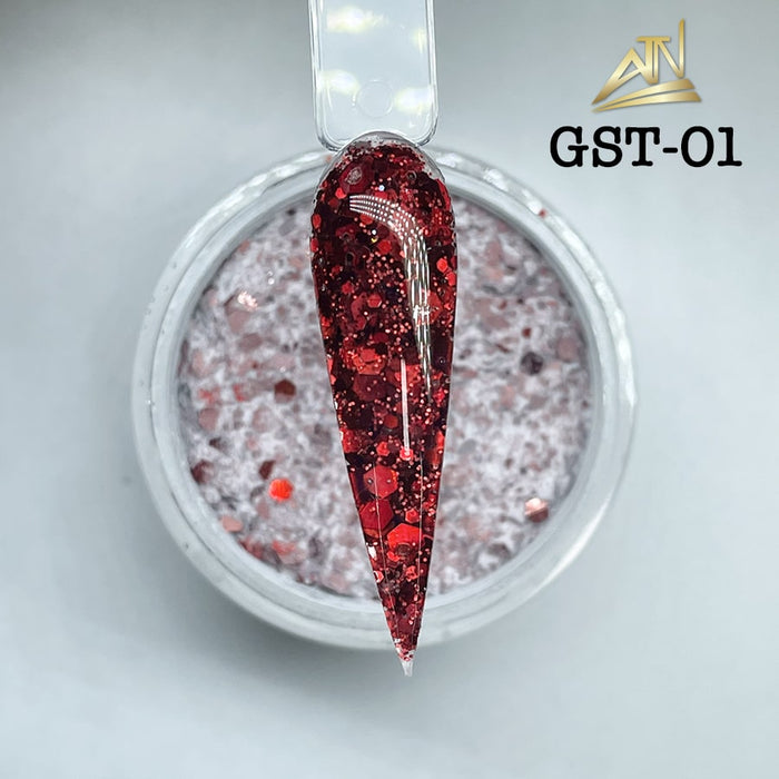 GEMS - COLLECTION 36 COLORS GLITTER POWDER