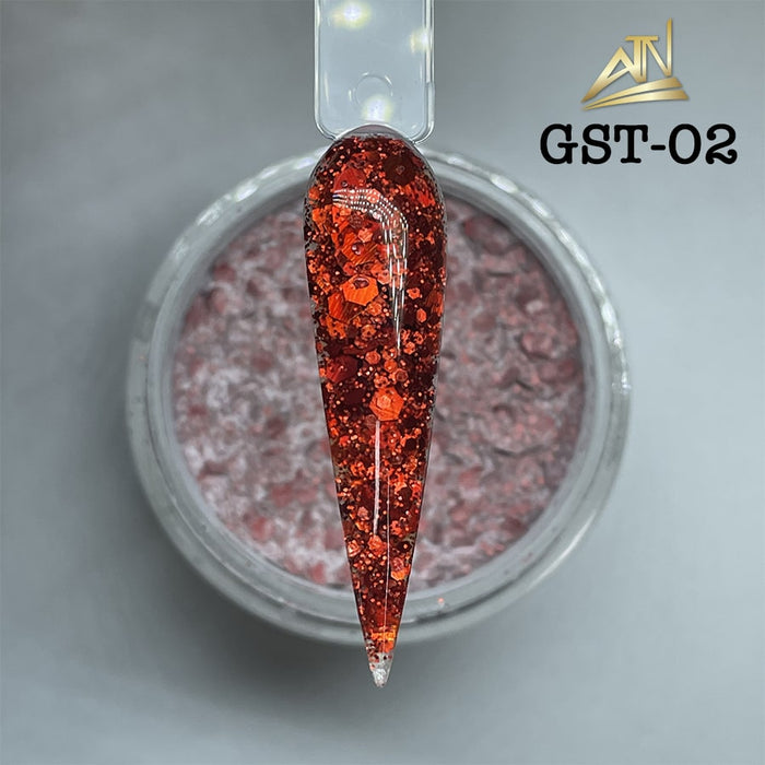 GEMS - COLLECTION 36 COLORS GLITTER POWDER