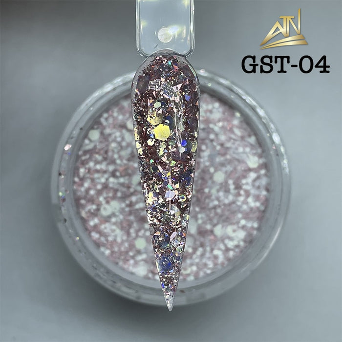 GEMS - COLLECTION 36 COLORS GLITTER POWDER